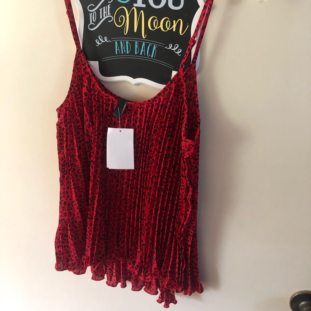 H&M women’s cheetah print blouse